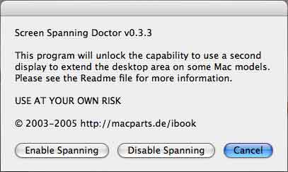 Screen Spanning Doctor