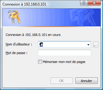 Connexion sous Vista